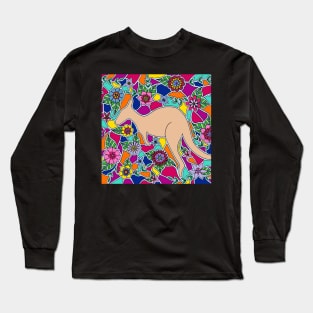 Mosaic Kangaroo Long Sleeve T-Shirt